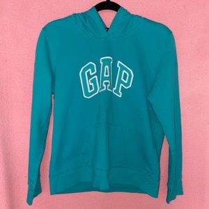 Turquoise GAP hoodie